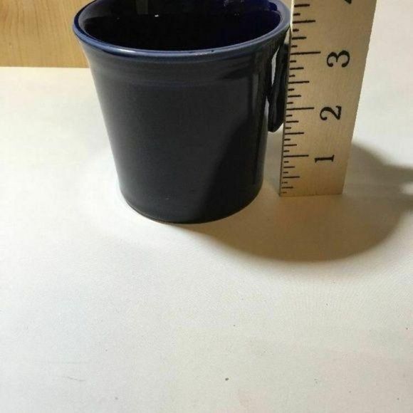 Fiesta Round O blue Handled Mugs Coffee‎ cups set of 2 - Picture 7 of 8